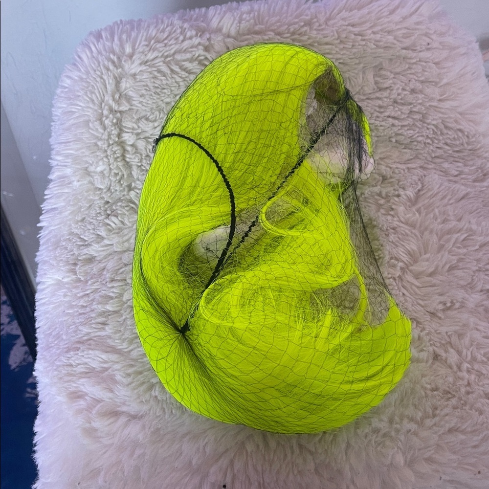 Neon Yellow Women's Hair Wig - Picture 10 of 14